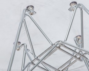 Стул обеденный DOBRIN DSR CASPER, ножки хром, цвет прозрачный в Режи - rezh.ok-mebel.com | фото 10