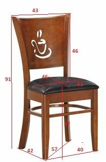 Стул обеденный DOBRIN JERRY, шоколад, чёрный в Режи - rezh.ok-mebel.com | фото 11