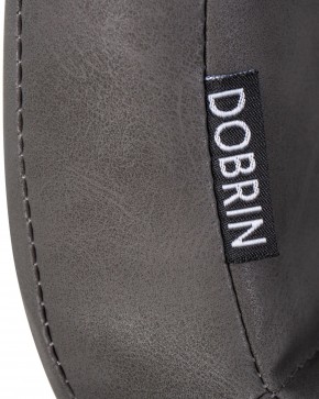 Стул обеденный DOBRIN MARK, черные ножки, серая антрацитовая винтажная экокожа (RU-08) в Режи - rezh.ok-mebel.com | фото 9