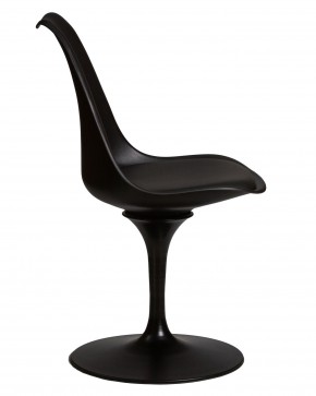 Стул обеденный DOBRIN TULIP, черное основание, цвет черный (B-03) в Режи - rezh.ok-mebel.com | фото 3