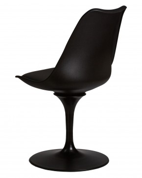 Стул обеденный DOBRIN TULIP, черное основание, цвет черный (B-03) в Режи - rezh.ok-mebel.com | фото 4