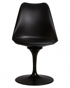 Стул обеденный DOBRIN TULIP, черное основание, цвет черный (B-03) в Режи - rezh.ok-mebel.com | фото 6