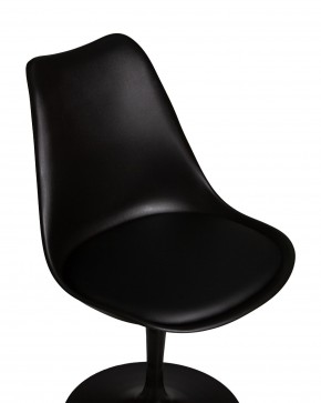 Стул обеденный DOBRIN TULIP, черное основание, цвет черный (B-03) в Режи - rezh.ok-mebel.com | фото 7