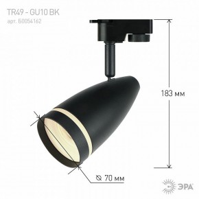 Светильник на штанге Эра  TR49 - GU10 BK в Режи - rezh.ok-mebel.com | фото 4