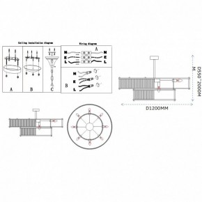Светильник на штанге Imperiumloft RH Marais Round Chandelier 40,2668 в Режи - rezh.ok-mebel.com | фото 11