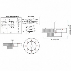 Светильник на штанге Imperiumloft RH Marais Round Chandelier 40,2668 в Режи - rezh.ok-mebel.com | фото 11