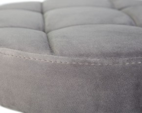 Табурет барный DOBRIN BRUNO BLACK, серый велюр (MJ9-75) в Режи - rezh.ok-mebel.com | фото 4