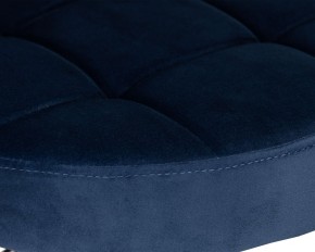 Табурет барный DOBRIN BRUNO BLACK, синий велюр (MJ9-117) в Режи - rezh.ok-mebel.com | фото 4