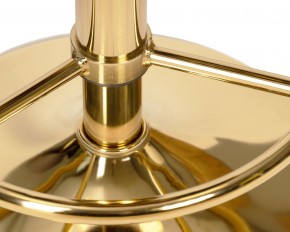 Табурет барный DOBRIN BRUNO GOLD, пудрово-розовый велюр (MJ9-32) в Режи - rezh.ok-mebel.com | фото 3