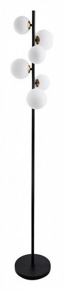 Торшер Arte Lamp Gemini A2243PN-6BK в Режи - rezh.ok-mebel.com | фото