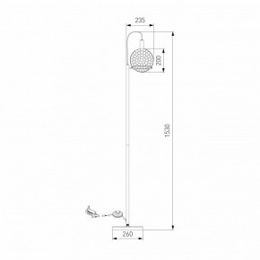 Торшер Eurosvet Gemini 80492/1 черный в Режи - rezh.ok-mebel.com | фото 4