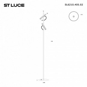 Торшер ST-Luce LILT SL6210.405.02 в Режи - rezh.ok-mebel.com | фото 2