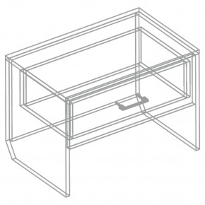 Тумба для обуви с 1 ящиком без дна "Сандра" в Режи - rezh.ok-mebel.com | фото 3