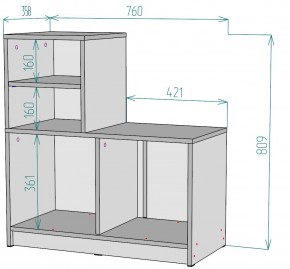 Тумба для прихожей V29 в Режи - rezh.ok-mebel.com | фото 2