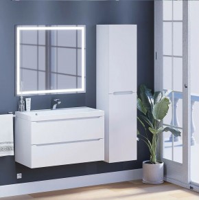 Тумба под раковину Uperwood Tanos 100 см, подвесная, белая матовая в Режи - rezh.ok-mebel.com | фото 11