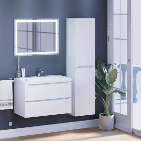 Тумба под раковину Uperwood Tanos 80 см, подвесная, белая матовая в Режи - rezh.ok-mebel.com | фото 11