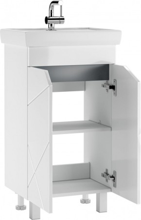 Тумба под умывальник "Томь 50" Vector без ящика Домино (DV6607T) в Режи - rezh.ok-mebel.com | фото 2