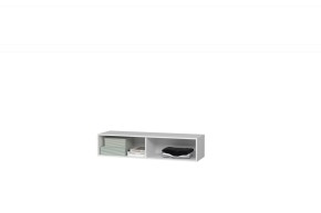 Тумба Подвесная 3 (белый/белый /белый лакобель) в Режи - rezh.ok-mebel.com | фото 3