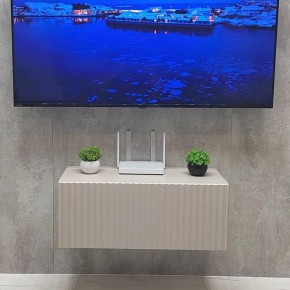 Тумба подвесная под ТВ LINES MTV1-MA 750 Бежевый (Леда-М 10.1.5) в Режи - rezh.ok-mebel.com | фото 5