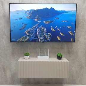 Тумба подвесная под ТВ LINES MTV3-MA 900 Бежевый (Леда-М 10.1.5) в Режи - rezh.ok-mebel.com | фото 3
