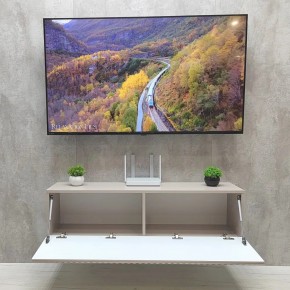 Тумба подвесная под ТВ LINES MTV4-MA 1150 Бежевый (Леда-М 10.1.5) в Режи - rezh.ok-mebel.com | фото 3
