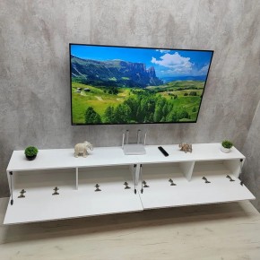 Тумба подвесная под ТВ LINES MTV4-MA 1150 Белый глянец (Белый-M 10.1.1) в Режи - rezh.ok-mebel.com | фото 12