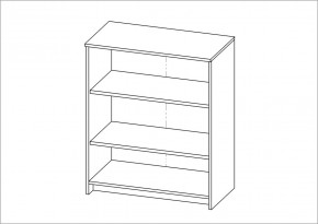Тумба СИРИУС двухдверная, цвет белый в Режи - rezh.ok-mebel.com | фото 3