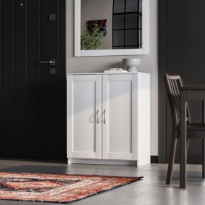 Тумба СИРИУС двухдверная, цвет белый в Режи - rezh.ok-mebel.com | фото 4
