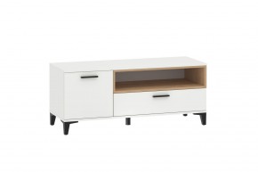 Тумба ТВА НМ 013.42 "Bergen" (Белый/Дуб бунратти) в Режи - rezh.ok-mebel.com | фото 2