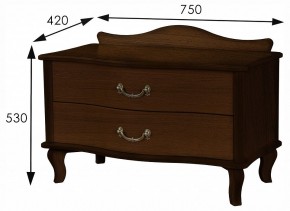 Тумбочка Джульетта Л в Режи - rezh.ok-mebel.com | фото 3
