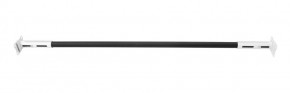 Турник раздвижной 1450-1700 цв. белый-черный FLEXTER PROFI в Режи - rezh.ok-mebel.com | фото