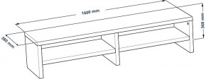 ТВ-тумба Энкель ТВ16, тамбурат, цвет дуб беленый в Режи - rezh.ok-mebel.com | фото 3