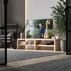 ТВ-тумба Энкель ТВ16, тамбурат, цвет дуб беленый в Режи - rezh.ok-mebel.com | фото 4