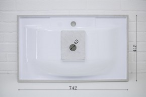 Умывальник мебельный "Milen 75" в Режи - rezh.ok-mebel.com | фото 8