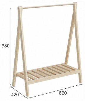 Вешалка гардеробная Стойка низкая в Режи - rezh.ok-mebel.com | фото 11
