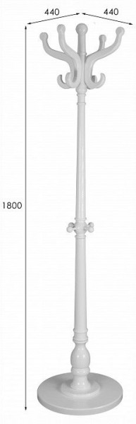 Вешалка-стойка В 1Н в Режи - rezh.ok-mebel.com | фото 7