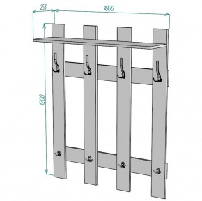 Вешалка V3 в Режи - rezh.ok-mebel.com | фото 2