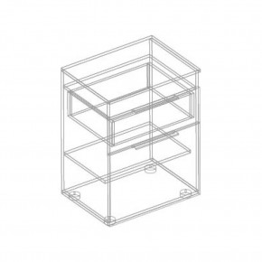 ВИТА Тумба 1-ств с ящиком и нишей в Режи - rezh.ok-mebel.com | фото 2