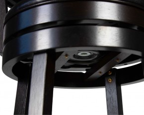 Вращающийся полубарный стул DOBRIN JOHN COUNTER, капучино, черный в Режи - rezh.ok-mebel.com | фото 11