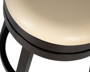 Вращающийся полубарный стул DOBRIN JOHN COUNTER, капучино, кремовый в Режи - rezh.ok-mebel.com | фото 8