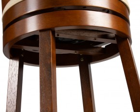 Вращающийся полубарный стул DOBRIN WILLIAM COUNTER, шоколад, кремовый в Режи - rezh.ok-mebel.com | фото 10