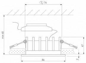 Встраиваемый светильник Elektrostandard Combi a069005 в Режи - rezh.ok-mebel.com | фото 4