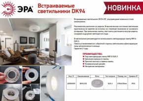 Встраиваемый светильник Эра DK94 ICE Б0055590 в Режи - rezh.ok-mebel.com | фото 2