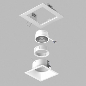 Встраиваемый светильник Lightstar Domino D51606WMOD в Режи - rezh.ok-mebel.com | фото 2