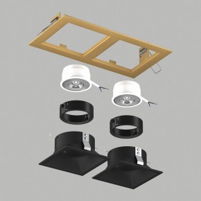 Встраиваемый светильник Lightstar Domino D5230707BMOD в Режи - rezh.ok-mebel.com | фото 3