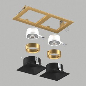 Встраиваемый светильник Lightstar Domino D5230707GMOD в Режи - rezh.ok-mebel.com | фото 2