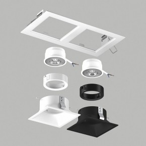 Встраиваемый светильник Lightstar Domino D5260607WBMOD в Режи - rezh.ok-mebel.com | фото 3