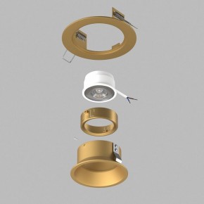 Встраиваемый светильник Lightstar Domino D61303GMOD в Режи - rezh.ok-mebel.com | фото 3