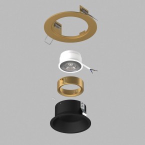 Встраиваемый светильник Lightstar Domino D61307GMOD в Режи - rezh.ok-mebel.com | фото 3