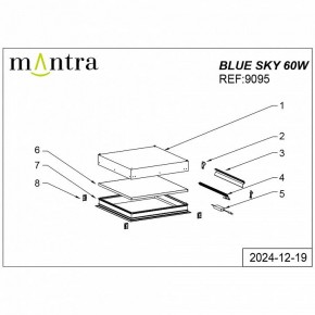 Встраиваемый светильник Mantra Blue Sky 9095 в Режи - rezh.ok-mebel.com | фото 5